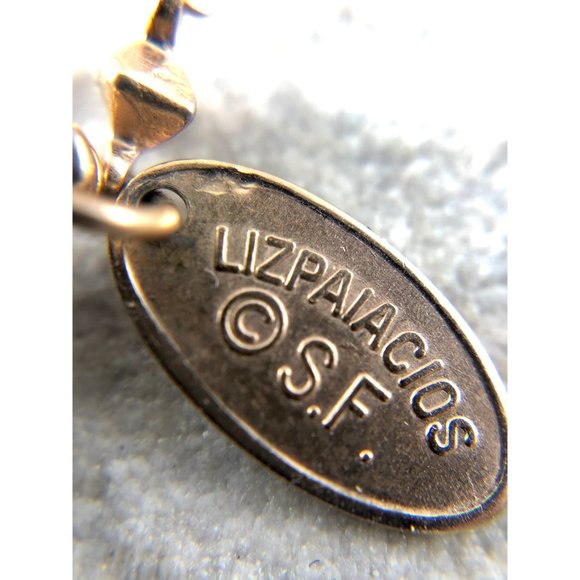 Vintage Liz Palacios Rose Gold Swarovski Crystal Necklace - Picture 3 of 3